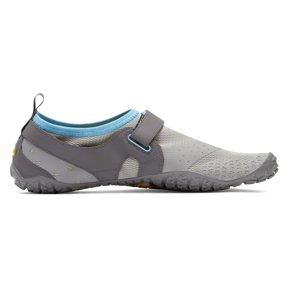 Vibram FiveFingers Dames V-Aqua - Waterschoenen Grijs/Blauw - 972530ABR